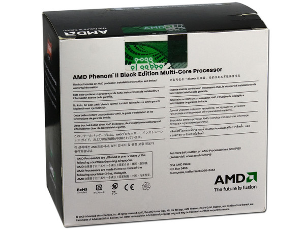 Procesador AMD Phenom II X4 955 Black Edition, 3.2GHz, Cache L2 4x512KB, L3 6MB, Socket AM3, Cuatro Núcleos, 125W.