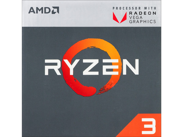 Procesador AMD Ryzen 3 2200G, 3.5 GHz (hasta 3.7 GHz) con gráficos Radeon Vega 8, Socket AM4, Quad-Core, 65W.
