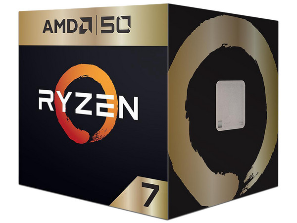 Procesador AMD Ryzen 7 2700X edición de 50 aniversario Segunda Generación, 3.7GHz (hasta 4.3GHz), Socket AM4, Eight-Core, 105W, con disipador Wraith Prism con LED RGB.