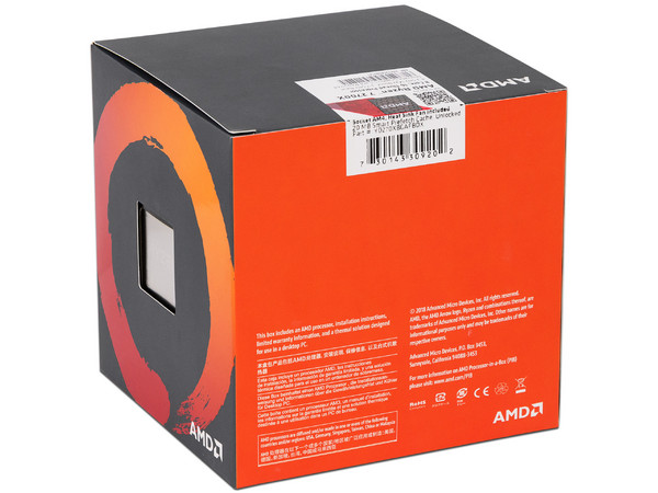 Procesador AMD Ryzen 7 2700X de Segunda Generación, 3.7GHz (hasta 4.3GHz), Socket AM4, Eight-Core, 105W.