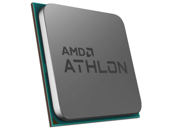 Procesador AMD Athlon 3000G,
3.5GHz, 
Con Gráficos AMD Radeon Graphics y Con Disipador, 
Socket AM4, 
Dual-Core, 35W.
