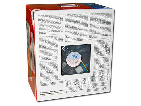 Procesador Intel Pentium 4 640 a 3.2 GHz, Solo para Socket LGA 775, BUS de 800MHz, 2MB en Cache L2, EM64T