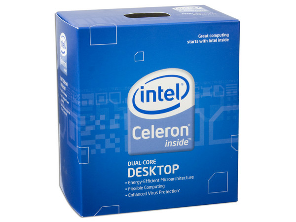 Procesador Intel Celeron E1500 (Dual Core) a 2.2GHz, Socket 775, BUS de 800MHz, 512KB en Cache L2