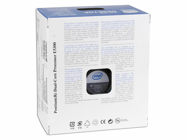 Procesador Intel Pentium Dual Core E5300 a 2.6 GHz, Socket 775, BUS de 800MHz, 2MB L2 Cache