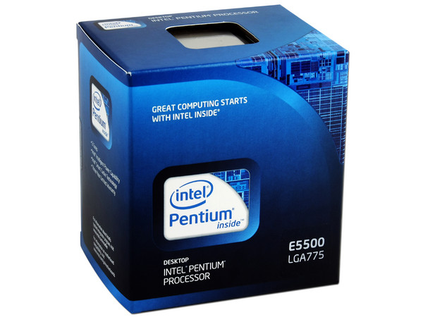 Procesador Intel Pentium Dual Core E5500 a 2.8 GHz, Socket 775, BUS de 800MHz, 2MB L2 Cache