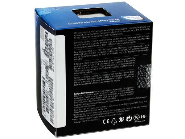 Procesador Intel Pentium Dual Core E5500 a 2.8 GHz, Socket 775, BUS de 800MHz, 2MB L2 Cache