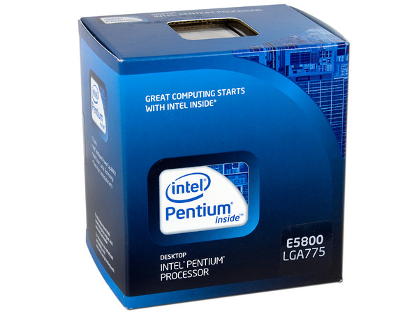 Procesador Intel Pentium Dual Core E5800 a 3.2 GHz, Socket 775, BUS de 800MHz, 2MB L2 Cache