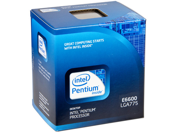 Procesador Intel Pentium Dual Core E6600 a 3.06 GHz, Socket 775, BUS de 1066MHz, 2MB L2 Cache
