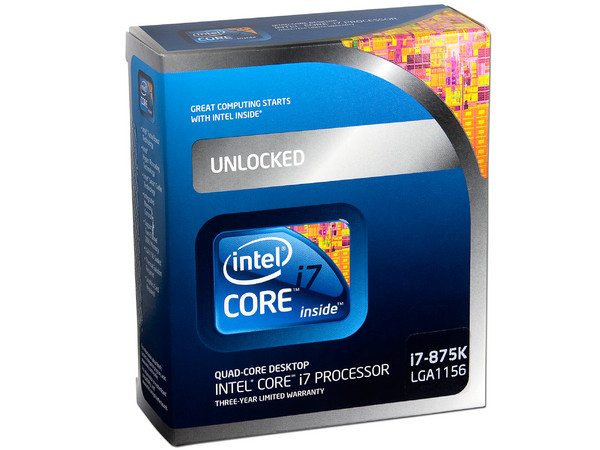 Procesador Intel Core i7-875K Desbloqueado a 2.93 GHz, Socket 1156, L3 Cache 8MB, Quad-Core, 45nm (no incluye disipador)