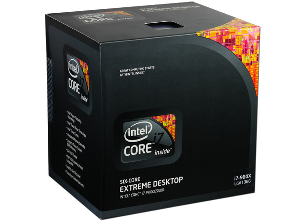 Procesador Intel Core i7 980X Extreme Edition a 3.33 GHz, Socket 1366, QPI 6.4GT/s, L3 Caché 12MB, Six-Core, 32nm