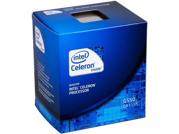 Procesador Intel Celeron G550 a 2.6 GHz con Intel HD Graphics, Socket 1155, L3 Caché 2MB