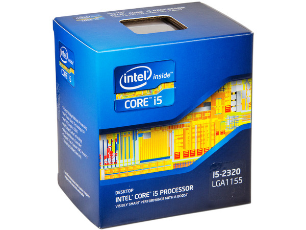 Procesador Intel Core i5-2320 a 3.0 GHz (3.3GHz Turbo Boost) con Intel HD Graphics 2000, Socket 1155, L3 Cache 6MB, Quad-Core, 32nm