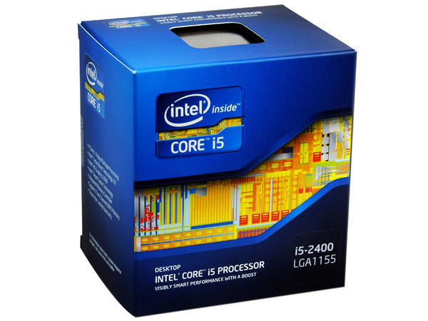 Procesador Intel Core i5 2400 a 3.1GHz (3.4GHz Turbo Boost) con Intel HD Graphics 2000, Socket 1155, L3 Cache 6MB, Quad-Core, 32nm
