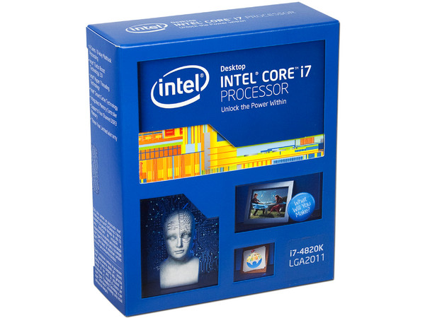 Procesador Intel Core i7-4820K Desbloqueado a 3.7GHz (hasta 3.9 GHz), Socket 2011, L3 Caché 10MB, Cuad-Core, 22nm.