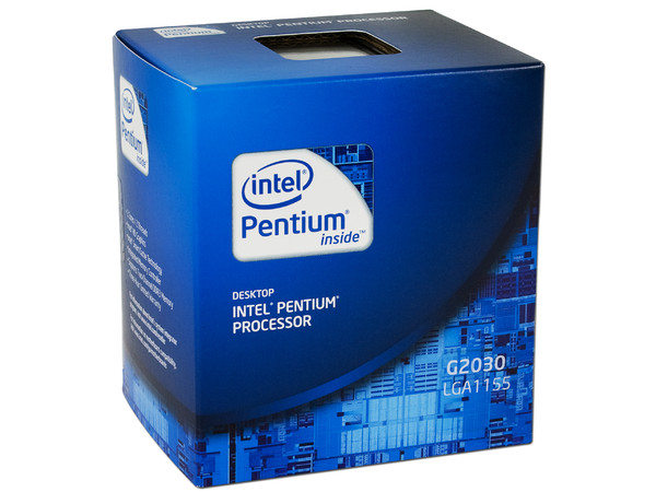 Procesador Intel Pentium G2030 a 3.0 GHz con Intel HD Graphics, Socket 1155, Dual Core, 22nm.
