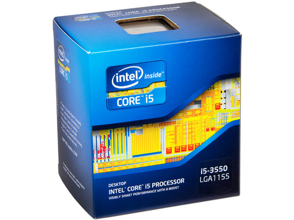 Procesador Intel Core i5-3550 de Tercera Generación, 3.3 GHz (3.7GHz Turbo) con Intel HD Graphics 2500, Socket 1155, L3 Cache 6MB, Quad-Core, 22nm.