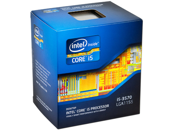 Procesador Intel Core i5-3570 de Tercera Generación, 3.4 GHz con Intel HD Graphics 2500, Socket 1155, L3 Cache 6MB, Quad-Core, 22nm.