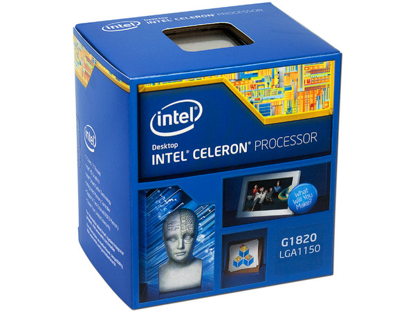 Procesador Intel Celeron G1820 a 2.7 GHz con Intel HD Graphics, Socket 1150, Caché 2MB, Dual-Core.