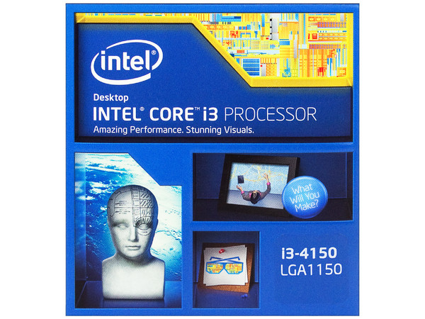 Procesador Intel Core i3-4150 de Cuarta Generación, 3.5 GHz con Intel HD Graphics 4400, Socket 1150, L3 Caché 3MB, Dual-Core, 22nm.