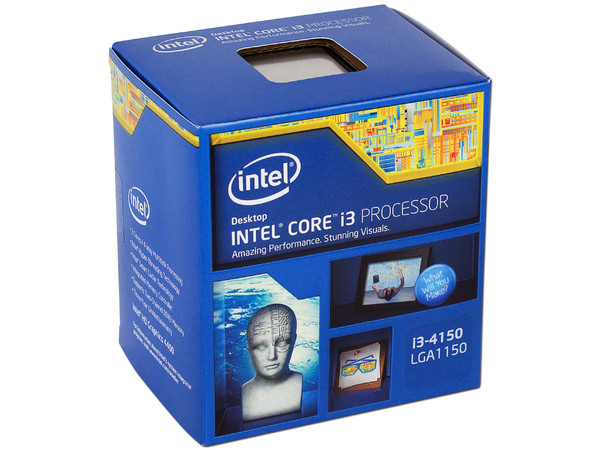 Procesador Intel Core i3-4150 de Cuarta Generación, 3.5 GHz con Intel HD Graphics 4400, Socket 1150, L3 Caché 3MB, Dual-Core, 22nm.