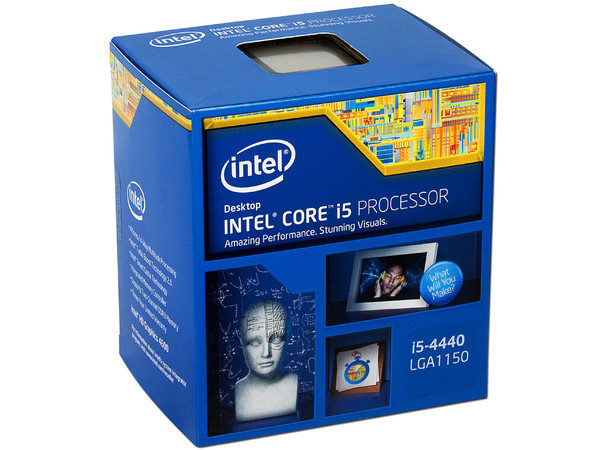 Procesador Intel Core i5-4440 de Cuarta Generación, 3.1 GHz (hasta 3.3 GHz) con Intel HD Graphics 4600, Socket 1150, L3 Caché 6 MB, Quad-Core, 22nm.