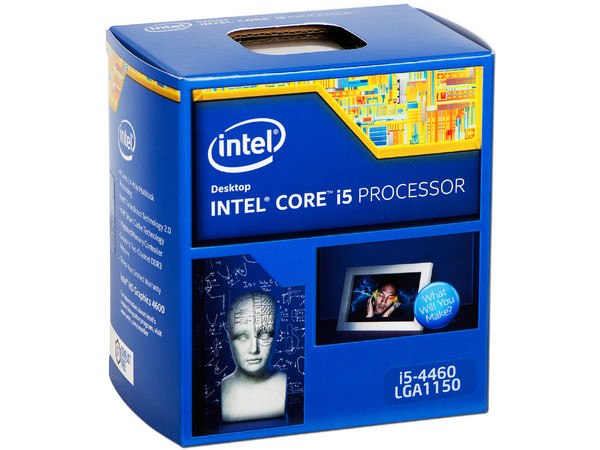Procesador Intel Core i5-4460 de Cuarta Generación, 3.2 GHz (hasta 3.4 GHz) con Intel HD Graphics 4600, Socket 1150, Caché 6 MB, Quad-Core, 22nm.