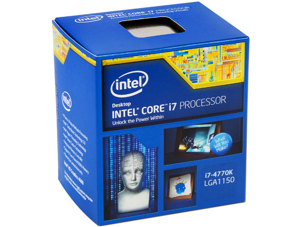 Procesador Intel Core i7-4770K de Cuarta Generación, 3.5 GHz (hasta 3.9 GHz) con Intel HD Graphics 4600, Socket 1150, L3 Caché 8 MB, Quad-Core, 22nm.