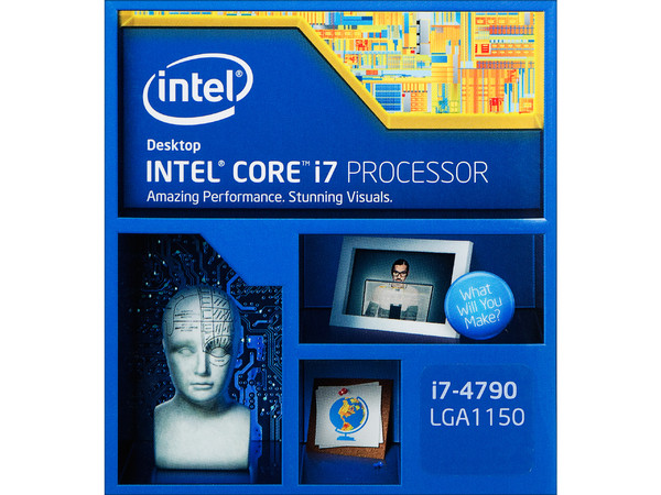 Procesador Intel Core i7-4790 de Cuarta Generación, 3.6 GHz (hasta 4.0 GHz)con Intel HD Graphics 4600, Socket 1150, L3 Caché 8 MB, Quad-Core, 22nm.