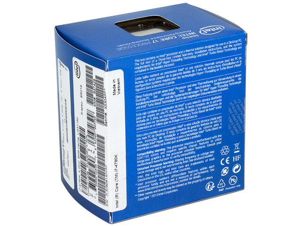 Procesador Intel Core i7-4790K de Cuarta Generación, 4.0 GHz (hasta 4.4 GHz) con Intel HD Graphics 4600, Socket 1150, L3 Caché 8 MB, Quad-Core, 22nm.