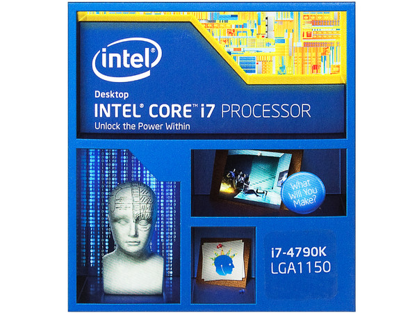 Procesador Intel Core i7-4790K de Cuarta Generación, 4.0 GHz (hasta 4.4 GHz) con Intel HD Graphics 4600, Socket 1150, L3 Caché 8 MB, Quad-Core, 22nm.