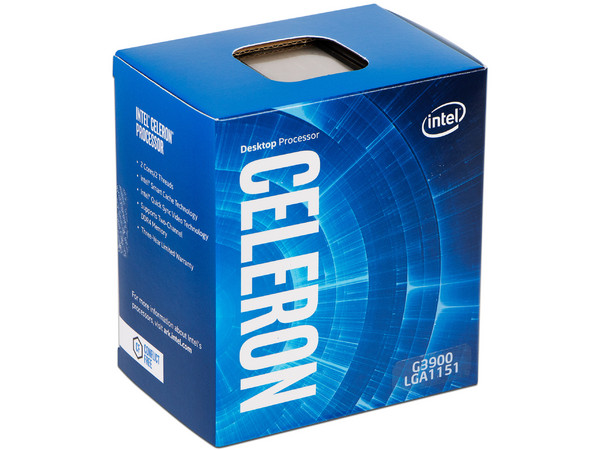 Procesador Intel Celeron G3900 de Sexta Generación, 2.8 GHz con Intel HD Graphics 510, Socket 1151, L3 Caché 2 MB, Dual-Core, 14nm.