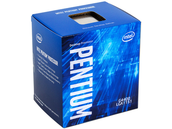 Procesador Intel Pentium G4400 de Sexta Generación, 3.3 GHz con Intel HD Graphics 510, Socket 1151, L3 Caché 3 MB, Dual-Core, 14nm.