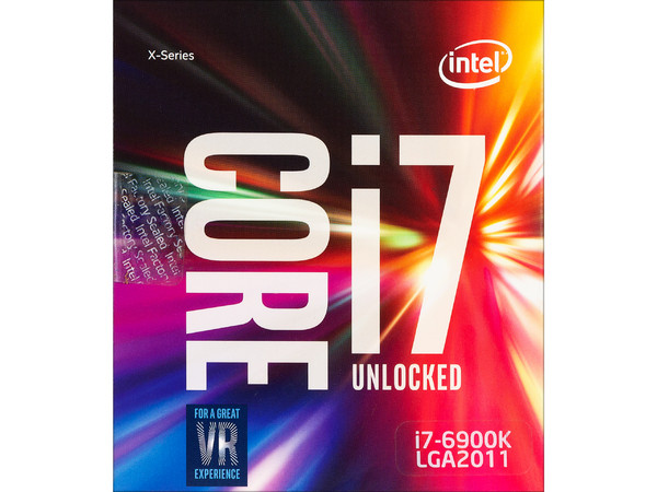 Procesador Intel Core i7-6900K de Sexta Generación, 
3.2 GHz, 
Sin Gráficos Integrados y sin Disipador, 
Socket 2011-v3, 
Caché 20 MB, Octa Core, 14nm.