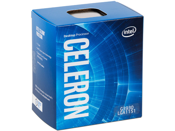 Procesador Intel Celeron G3930 de Séptima Generación a 2.90 GHz con Intel HD Graphics 610, Socket 1151, Caché 2 MB, Dual-Core, 14nm.