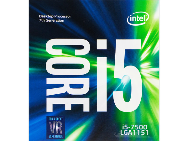 Procesador Intel Core i5-7500 de Séptima Generación, 3.4 GHz (hasta 3.8 GHz) con Intel HD Graphics 630, Socket 1151, L3 Caché 6 MB, Quad-Core, 14nm.