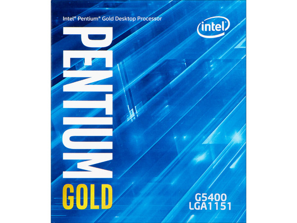 Procesador Intel Pentium G5400 de Octava Generación, 3.7 GHz con Intel UHD Graphics 610, Socket 1151, Caché 4 MB, Dual-Core, 14nm.
