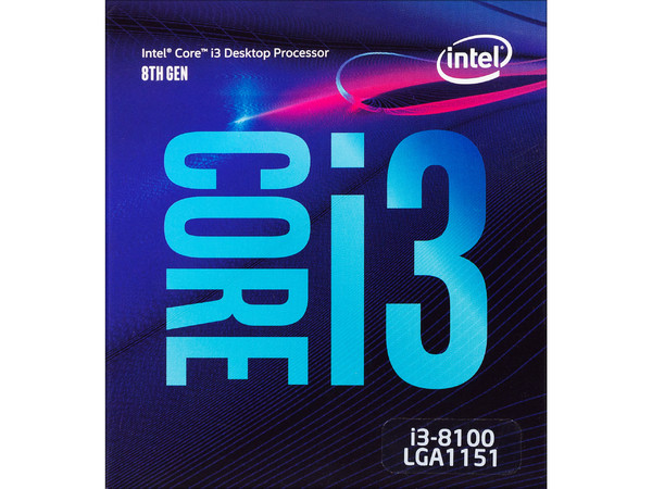 Procesador Intel Core i3-8100 de Octava Generación, 3.6 GHz con Intel UHD Graphics 630, Socket 1151, Caché 6 MB, Quad-Core, 14nm.