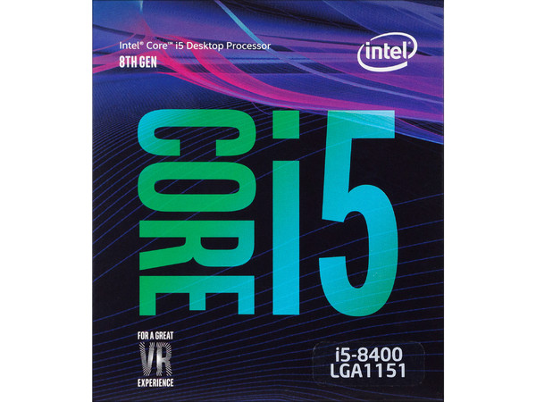 Procesador Intel Core i5-8400 de Octava Generación, 2.8 GHz (hasta 4.0 GHz) con Intel UHD Graphics 630, Socket 1151, Caché 9 MB, Six-Core, 14nm.