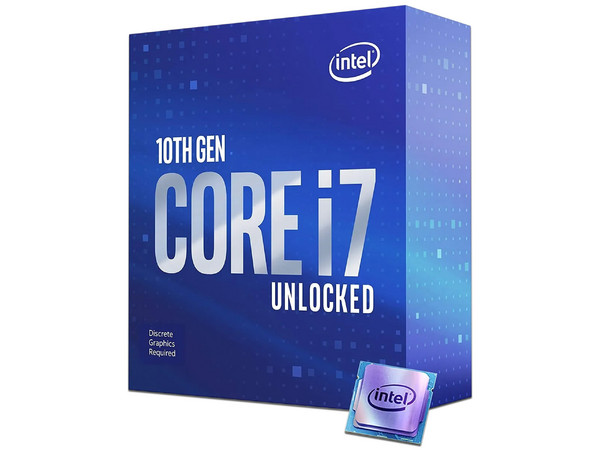 Procesador Intel Core i7-10700K de Décima Generación, 3.8 GHz (hasta 5.1 GHz) con Intel UHD Graphics 630, Socket 1200, Caché 16 MB, Octa-Core, 14nm, No incluye disipador.