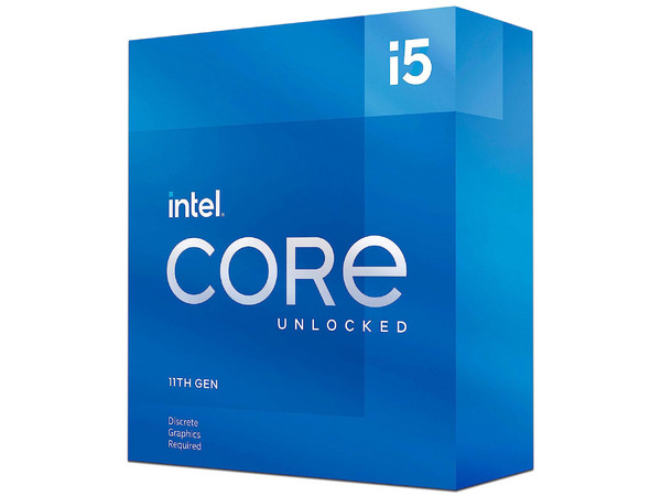 Procesador Intel Core i5-11600KF de Onceava Generación, 3.9 GHz (hasta 4.9 GHz), Socket 1200, Caché 12 MB, Six-Core, 14nm, No incluye disipador y gráficos integrados.