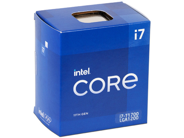 Procesador Intel Core i7-11700 de Onceava Generación, 2.50 GHz (hasta 4.90 GHz) con Intel UHD Graphics 750, Socket 1200, Caché 16 MB, Octa-Core, 14nm.