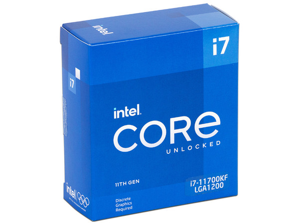 Procesador Intel Core i7-11700KF de Onceava Generación, 3.6 GHz (hasta 5.0 GHz), Socket 1200, Caché 16 MB, Octa-Core, 14nm. No incluye gráficos integrados.