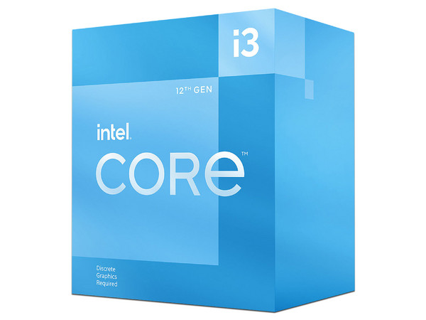 Procesador Intel Core i3-12100F de Doceava Generación, 
3.3 GHz (hasta 4.3 GHz), 
Sin Gráficos Integrados y Con Disipador, 
Socket 1700, 
Caché 12 MB, 4 núcleos.