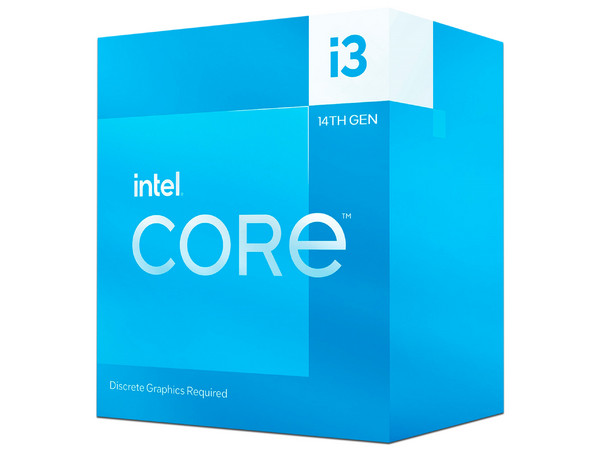 Procesador Intel Core i3-14100F de 14va Generación, 
3.5 GHz (hasta 4.7 GHz), 
Sin Gráficos Integrados y Con Disipador, 
Socket 1700, 
Caché de 12 MB, Quad-Core.
