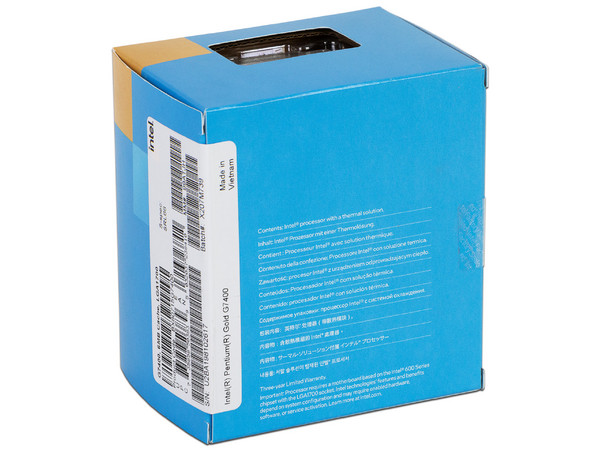 Procesador Intel Pentium G7400 de Doceava Generación, 
3.70 GHz, 
Con Gráficos UHD Graphics 710 y Con Disipador, 
Socket 1700, Caché 6MB, 
Dual-Core, 14nm.