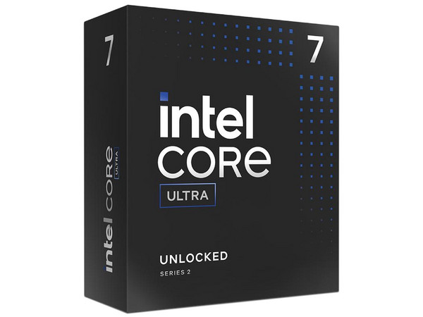 Procesador Intel Core Ultra 7 265K, 
3.9 GHz (hasta 5.5 GHz), 
Con Gráficos Intel Graphics y sin Disipador, 
Socket 1851, 
Caché 30MB, 20 núcleos.