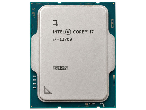 Procesador Intel Core i7-12700 de Doceava Generación, 
2.1 GHz (hasta 4.8 GHz), 
Con Gráficos UHD Graphics 770 y  Sin Disipador, 
Socket 1700, Smart Cache 25 MB, 12-Core. 
Bulk, Sin Caja.