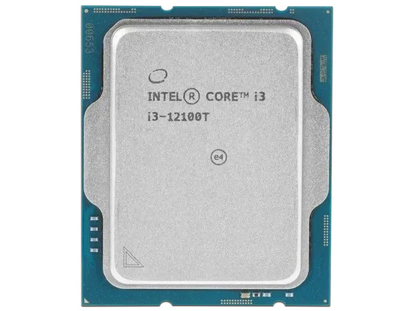 Procesador Intel Core i3-12100T de Doceava Generación, 2.2 GHz (hasta 4.1 GHz), Con Gráficos UHD Graphics 730 y Sin Disipador, Socket 1700, Caché 12 MB, Quad-Core, 14nm.