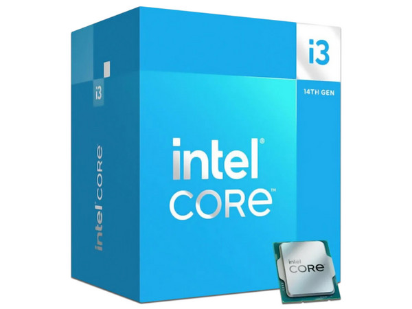 Procesador Intel Core i3-14100F de 14va Generación, 
3.5 GHz (hasta 4.7 GHz), 
Sin Gráficos integrados y Con Disipador, 
Socket 1700, 
Caché de 12 MB, Quad-Core.