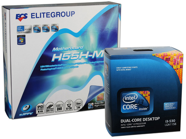 Súper Combo PCEL, Tarjeta Madre ECS H55H-M y Procesador Intel Core i3 530
